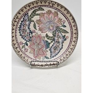 Vtg H.F.P. Macau Decorative Plate Bainbridge Toyo Gold-rimmed A1 Condition